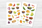 Mobile Preview: Mexican Food Sticker Set